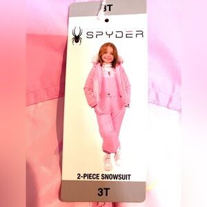 Spyder Pink 2-Piece Snowsuit for Toddlers NWT